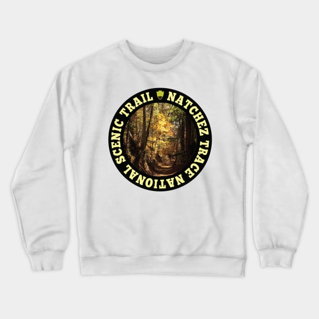 Natchez Trace National Scenic Trail circle Crewneck Sweatshirt by nylebuss